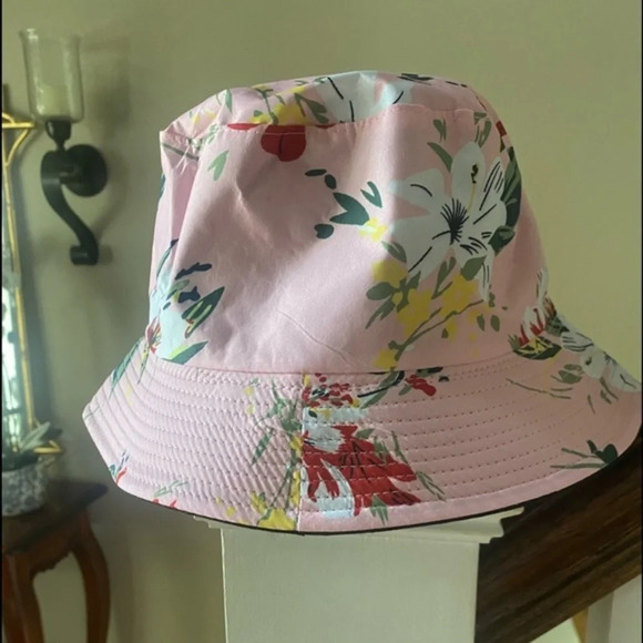 COPY - Anthropologie  Bindya Pink Floral Bucket Hat main image 5